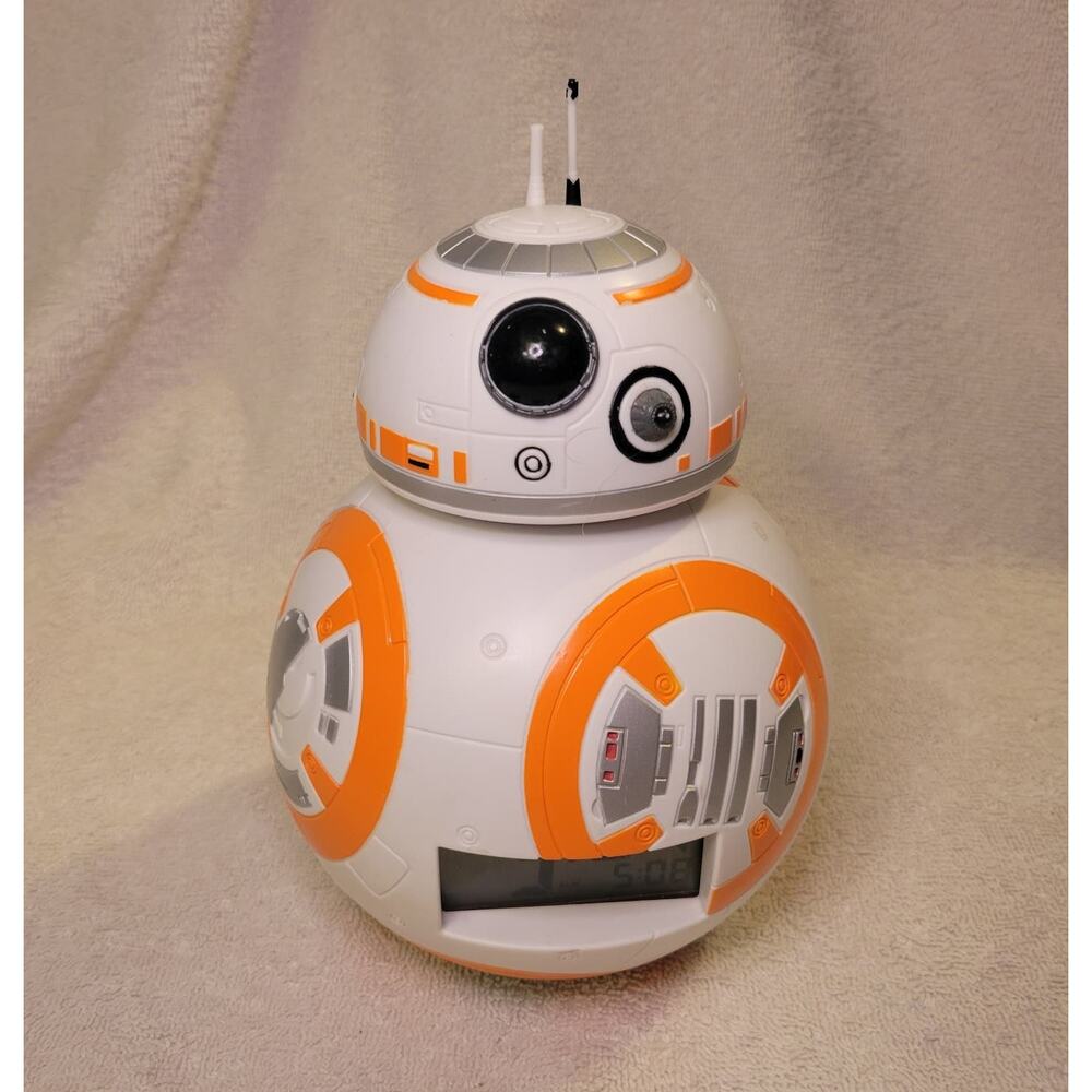 BulbBotz BB8 Star Wars Droid Lights & Sound Digital Alarm Clock 8in Works
